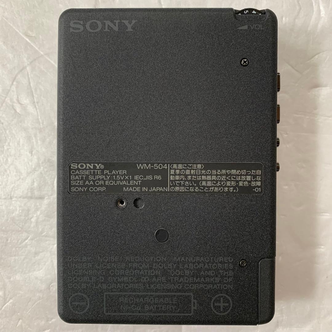 ジャンク SONY ソニー WM-504 ウォークマン スケルトン 壊れています