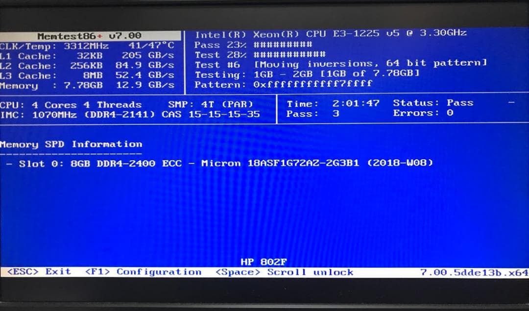 動作 HP Z240 Tower (E3-1225v5/8GB/Win11)