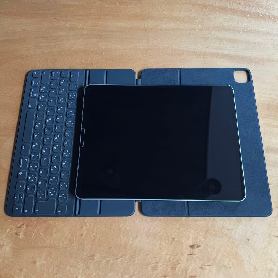 iPad Pro/第6世代/128GB/WiFi/純正キーボード付/aplケア付