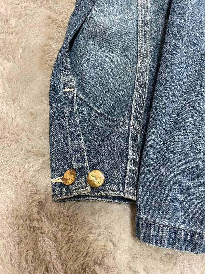 80s 90s USA製 Carhartt デニム カバーオール