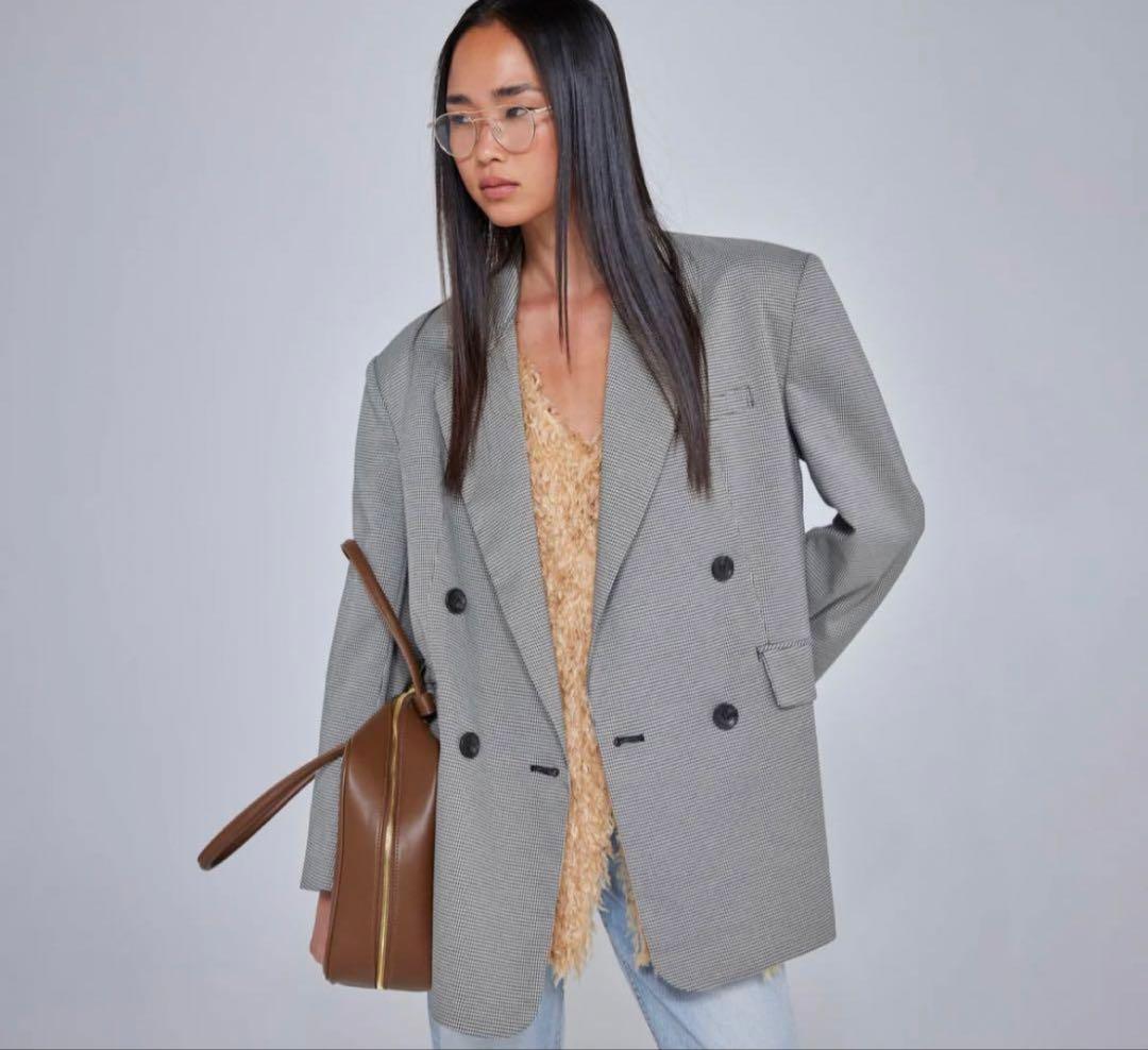 シールームリン　BOYFRIENDテーラードジャケット　ハウンドトゥースチェック