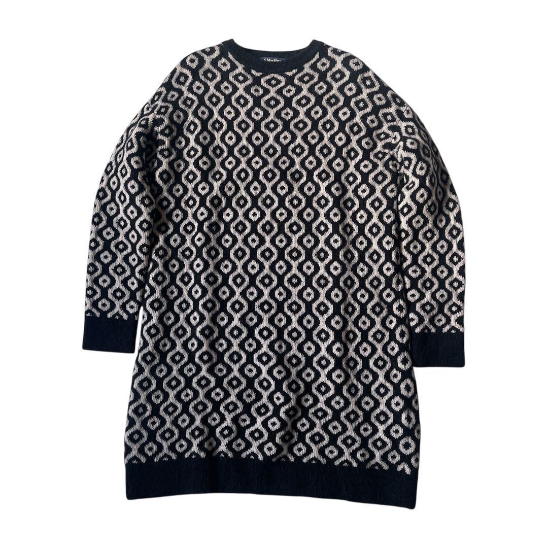 極美品 マックスマーラ カシミヤ ニットワンピース ロングニット M 2023