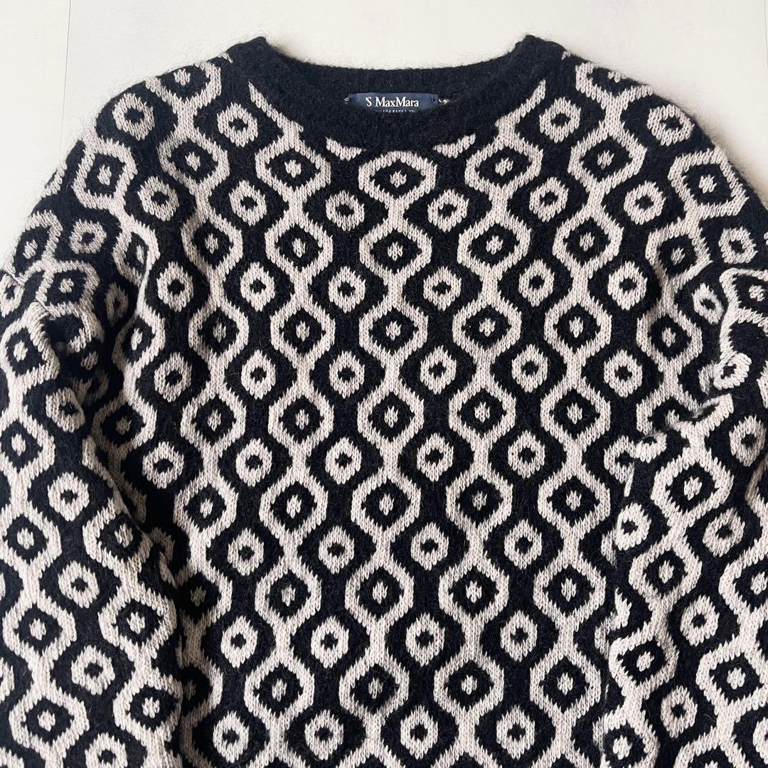 極美品 マックスマーラ カシミヤ ニットワンピース ロングニット M 2023