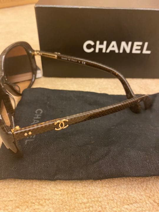 【CHANEL】ココマーク サングラス ブラウン 5244-A マトラッセ