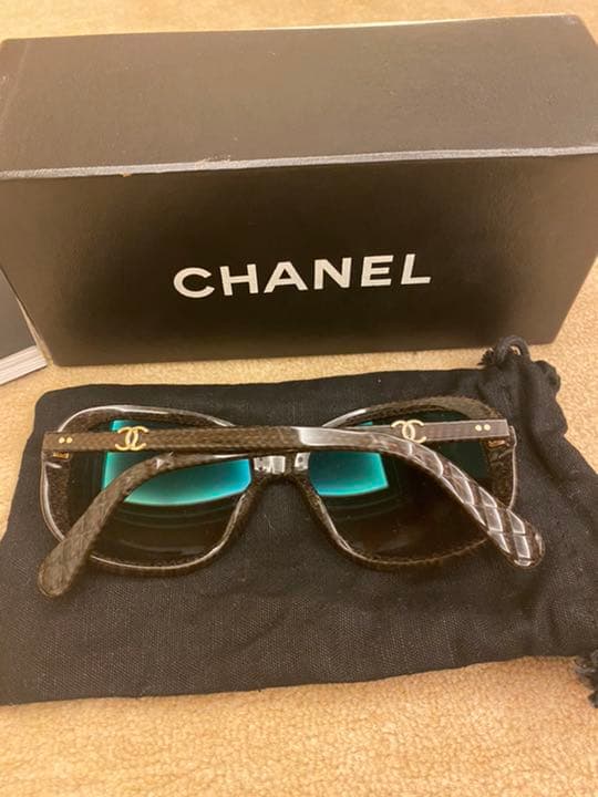 【CHANEL】ココマーク サングラス ブラウン 5244-A マトラッセ