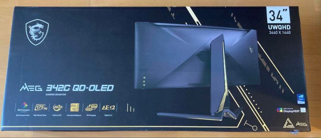 MSI MEG 342C QD-OLED 34インチモニター