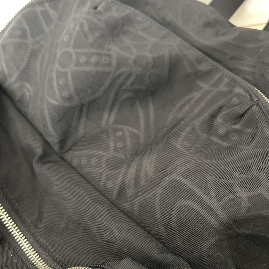 ヴィヴィアンウエストウッド♡ラインORBエンボス リュック オーブ 黒