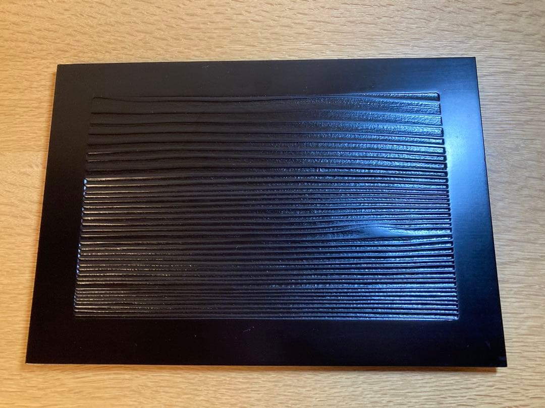 【美品】大館工芸社 大館曲げわっぱ 板膳 黒 5枚セット