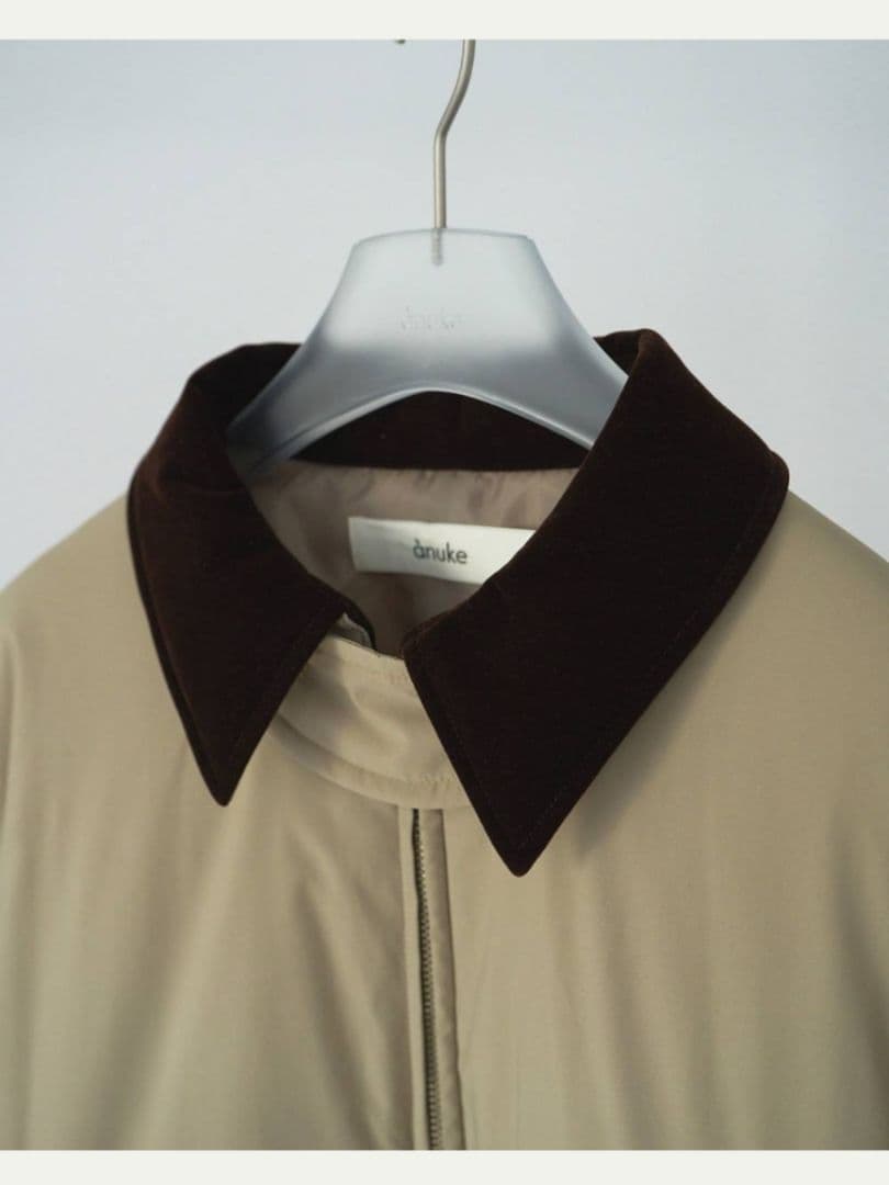 ジャケット・アウター anuke Velour Collar Blouzon