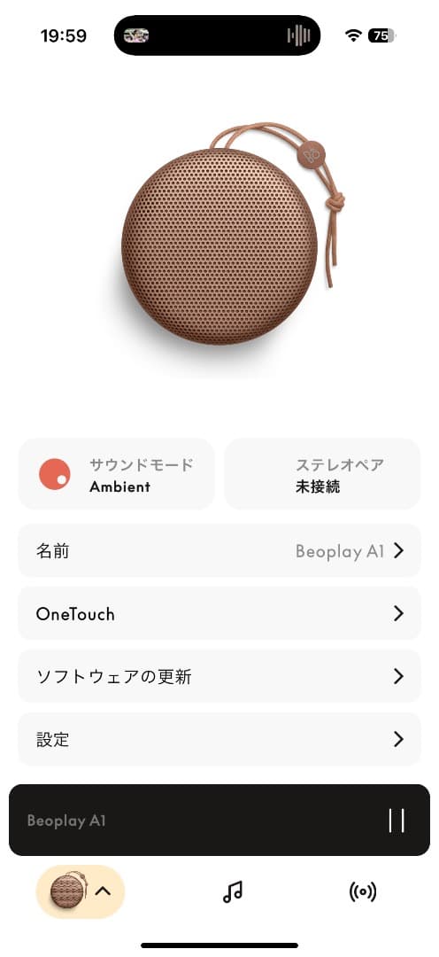 スピーカー・ウーファー B&O Beosound A1