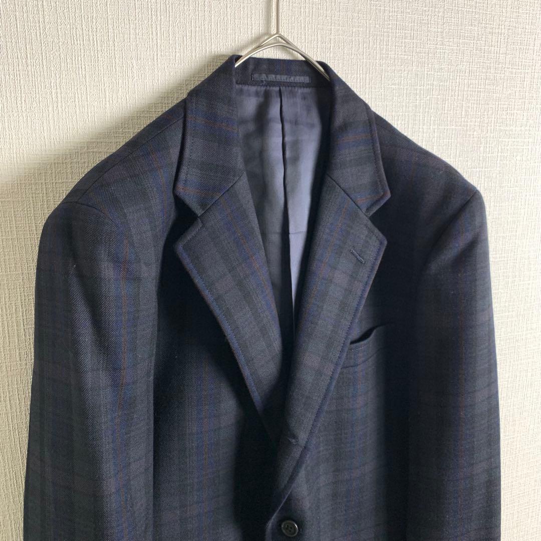 テーラードジャケット　マイクロウインドウペン　ダークカラー　J.PRESS　美品