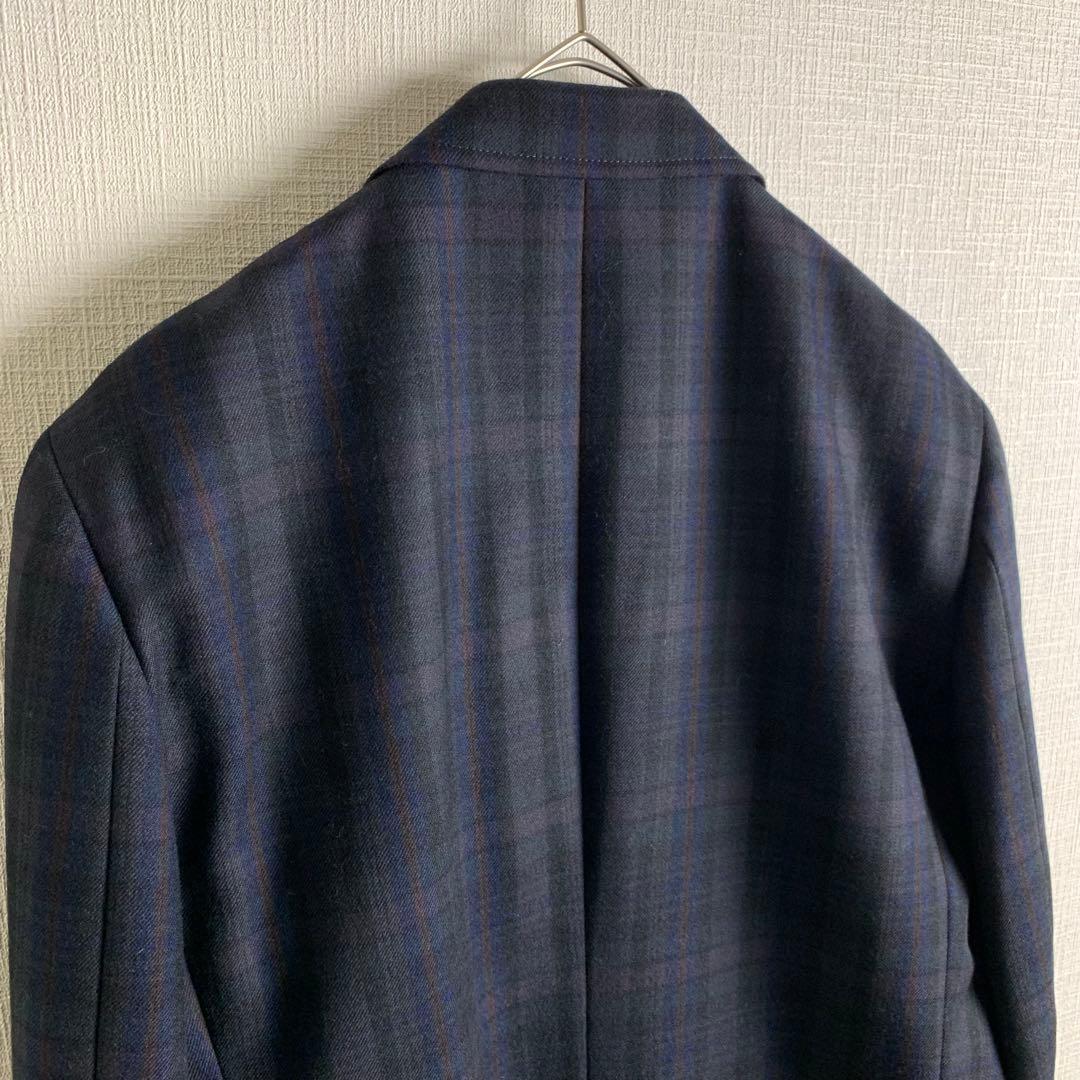 テーラードジャケット　マイクロウインドウペン　ダークカラー　J.PRESS　美品