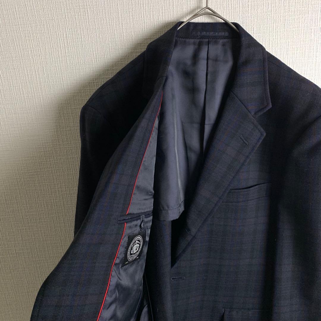 テーラードジャケット　マイクロウインドウペン　ダークカラー　J.PRESS　美品