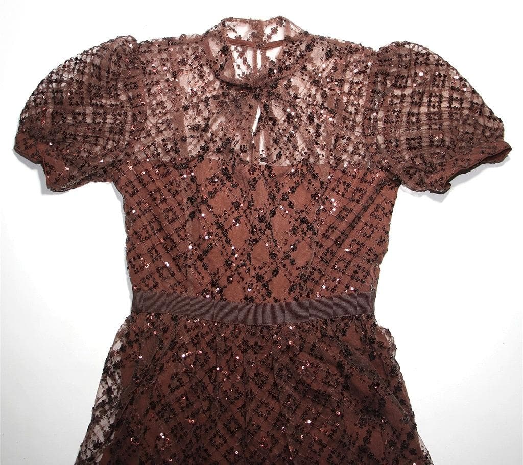 ＼*／様 セルフポートレイト ワンピース スパンコール UK8 未使用 Sequ