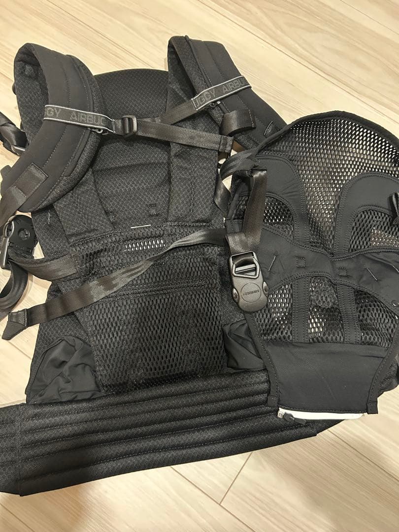 AIRBUGGY エアバギー ベビーキャリア 抱っこ紐 ブラック