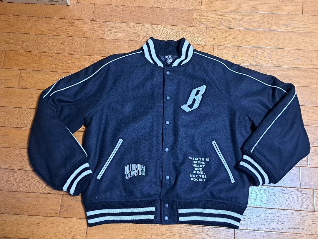 売り切り！定価約50000円 ビリオネアボーイズクラブ スタジャン 黒 M