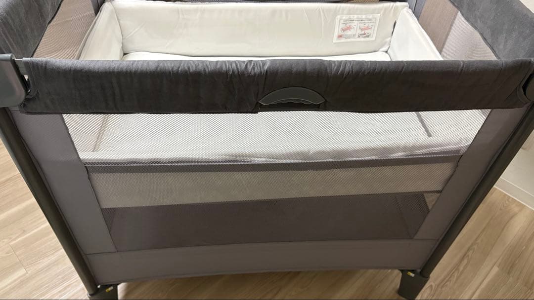 Aprica アップリカ ベビーベッド ココネル エアープラスAB グレー