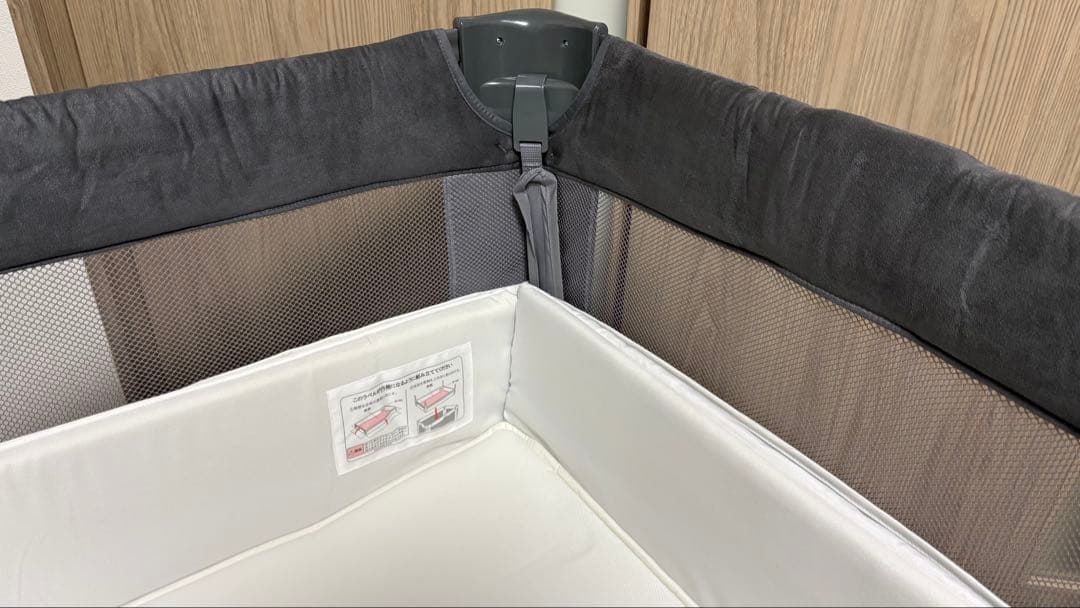 Aprica アップリカ ベビーベッド ココネル エアープラスAB グレー