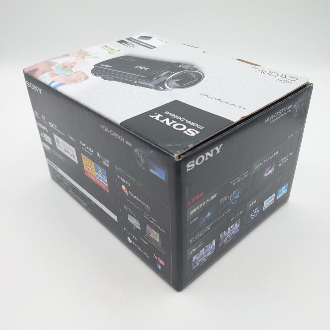 SONY ビデオカメラ HDR-CX630V ブラック ハンディカム