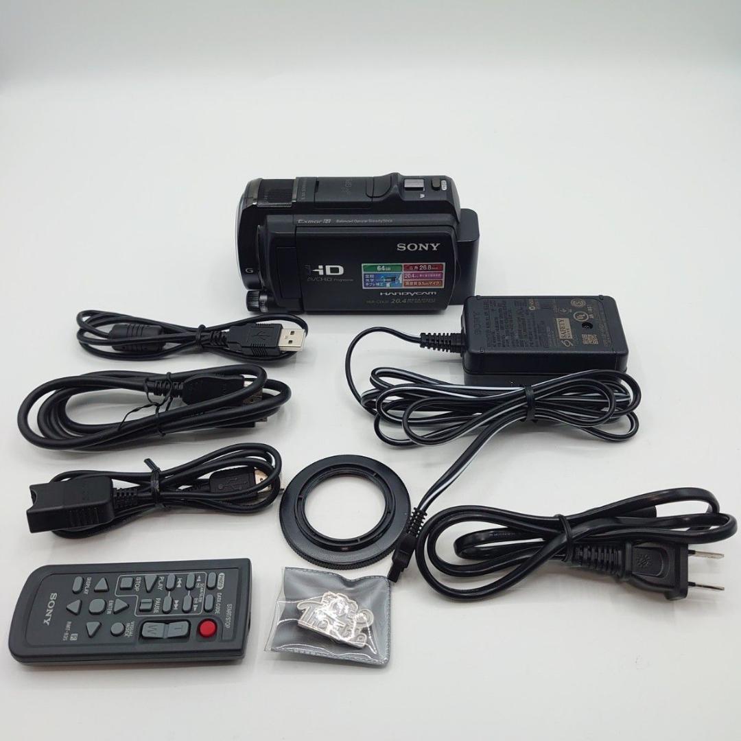 SONY ビデオカメラ HDR-CX630V ブラック ハンディカム