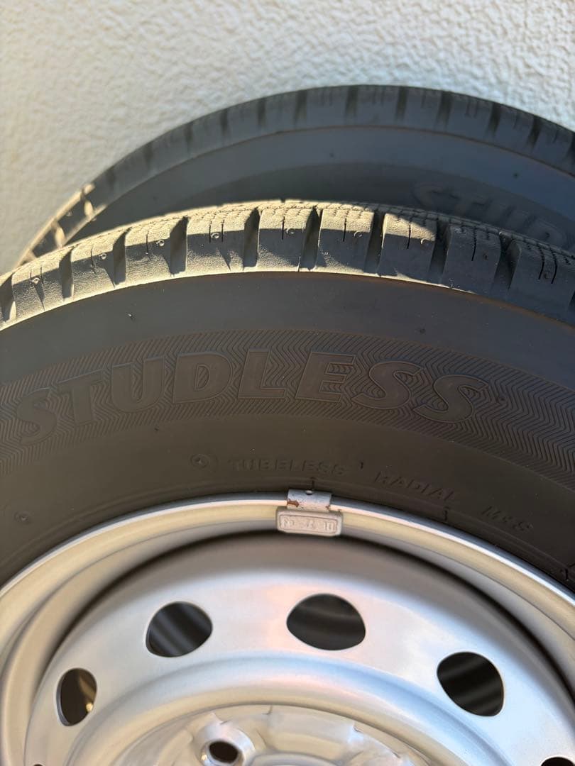 145/80R12 Bridgestone 4本スタットレスタイヤ・ホイール