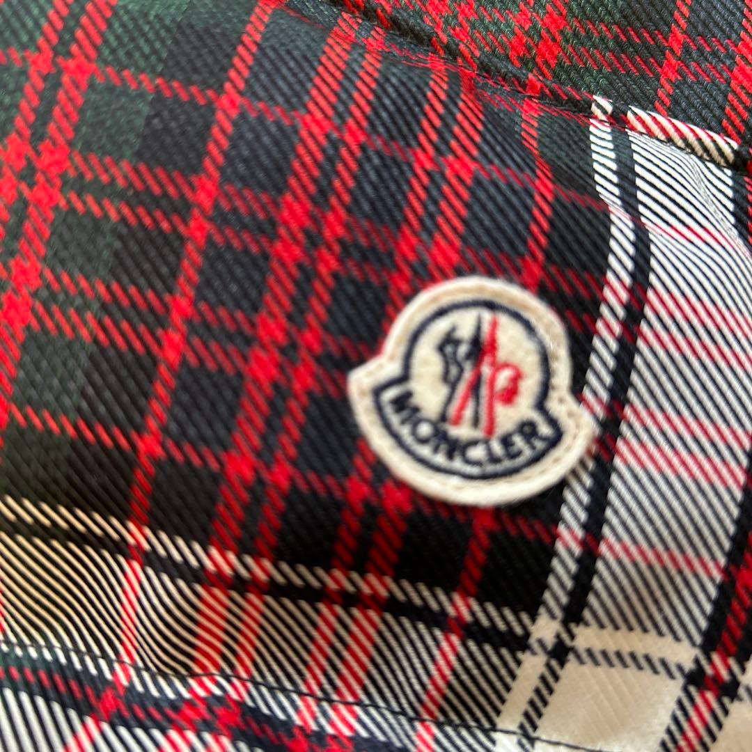 MONCLER チェック　ダウン　コート本物　おくるみ　モンクレール　ジャンパー