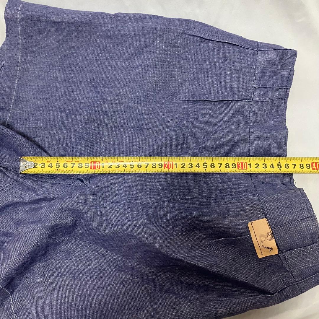 フランス軍 50's ラミーリネン　ショートパンツ　dead stock 実物