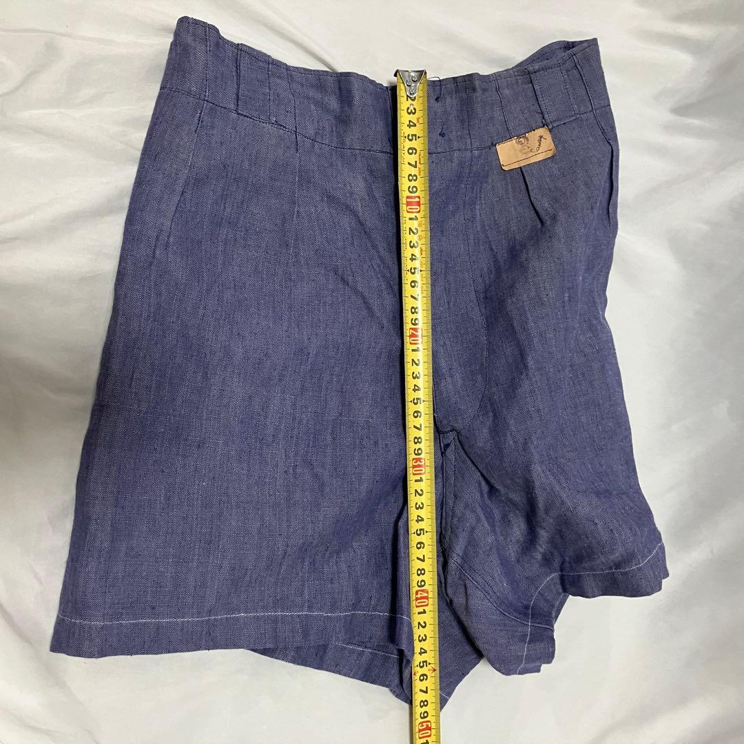 フランス軍 50's ラミーリネン　ショートパンツ　dead stock 実物