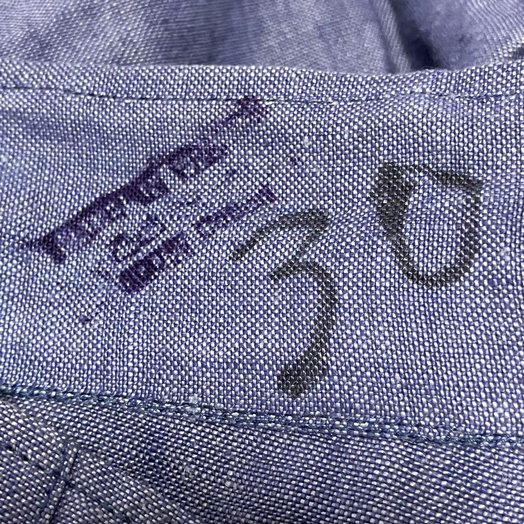 フランス軍 50's ラミーリネン　ショートパンツ　dead stock 実物