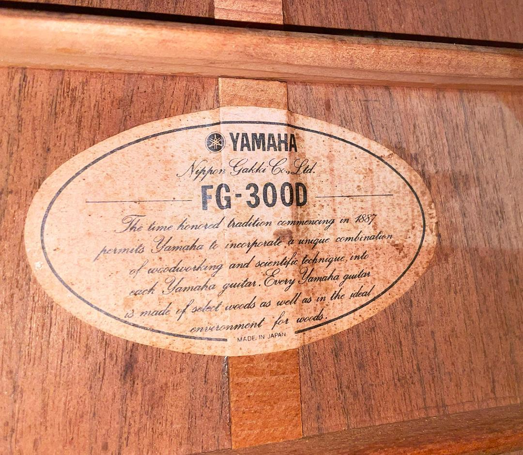 ★ハウス!ヤマハFG300D 低弦高調整済み試聴動画有りハミングバード仕様