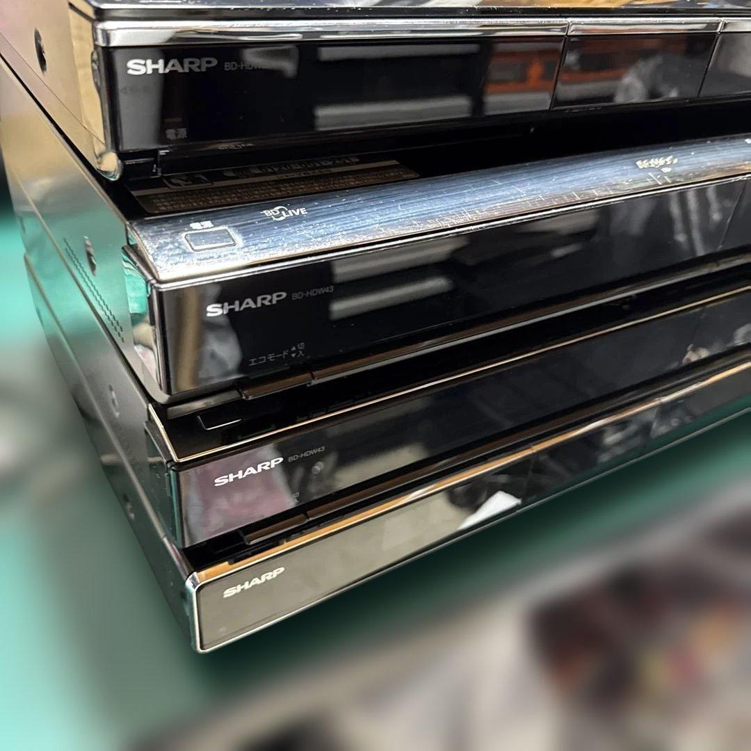 SHARP AQUOS ブルーレイレコーダー　4台　シャープ
