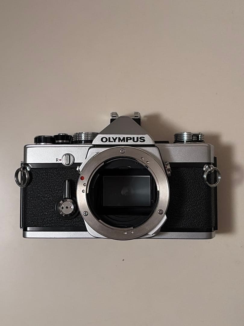 希少 olympus om-1n 実動 データパック付き おまけレンズ付き