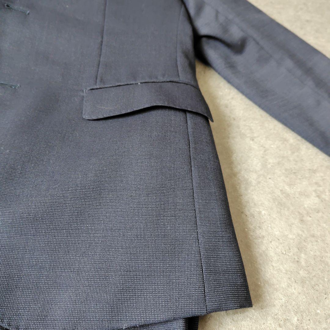 美品★BEAMS HEART メンズスーツ 3ピース 濃紺 段返り 44
