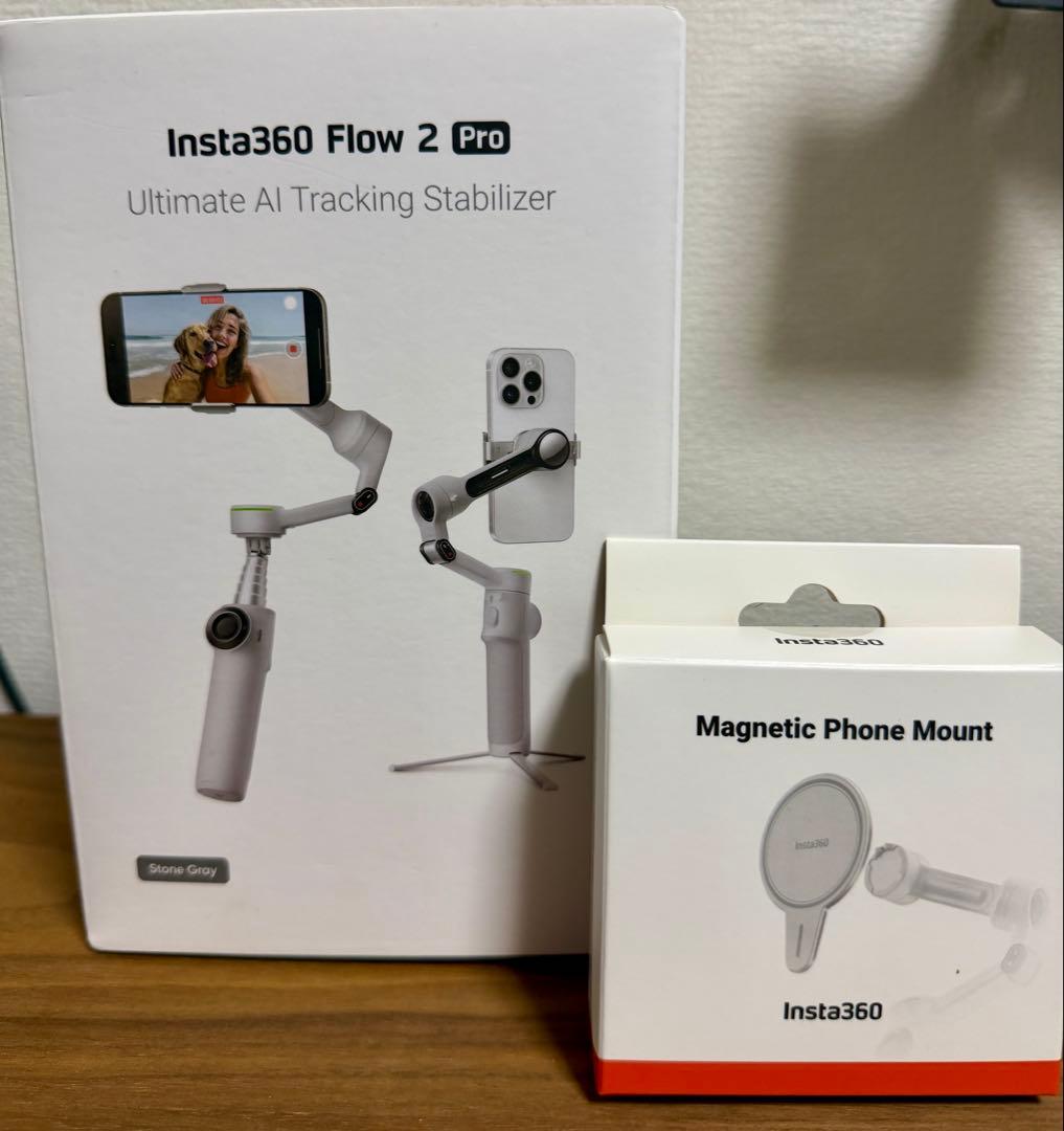 【美品】Insta360 Flow2 pro マグネティックマウントキット