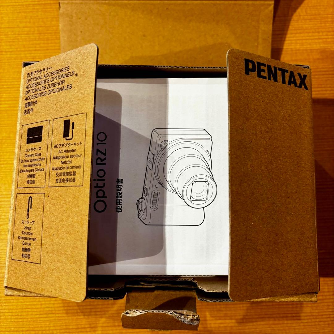 未使用★PENTAX★デジタルカメラ★Optio RZ10★ブラック