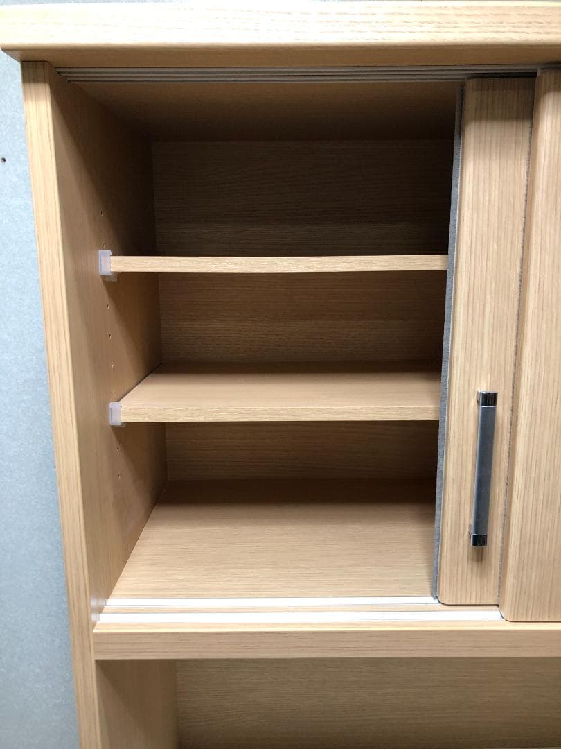 ニトリ 食器棚 RIPE-90KBS キッチン・レンジボード　250329-1