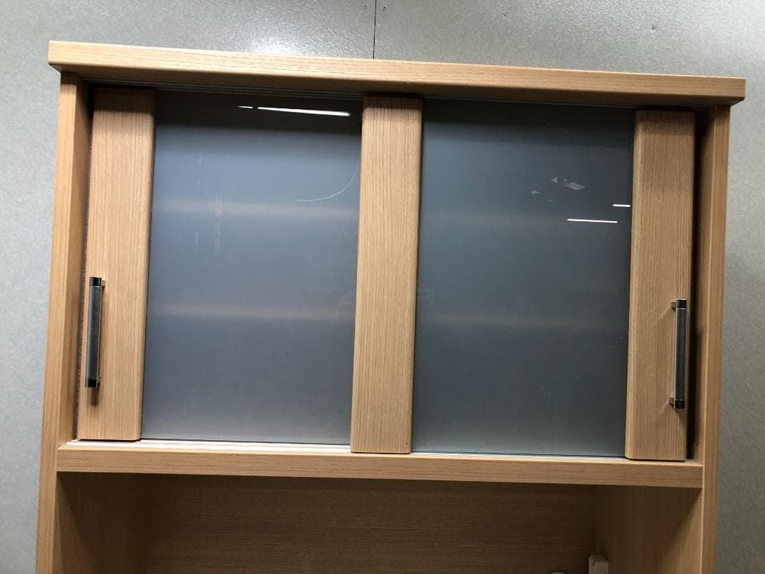 ニトリ 食器棚 RIPE-90KBS キッチン・レンジボード　250329-1