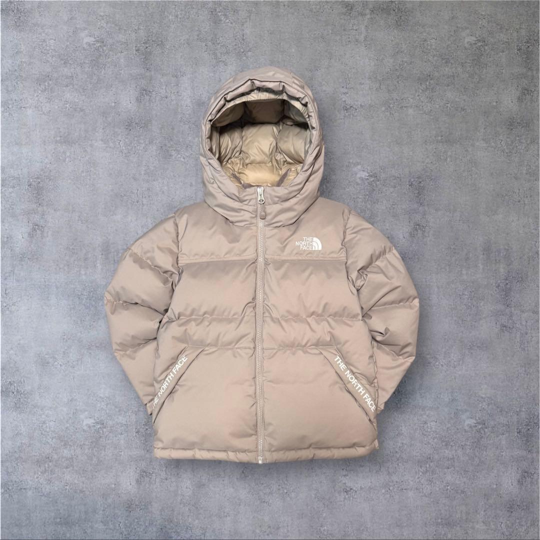「極美品】THE NORTH FACE ダウンジャケット ベージュ キッズ130