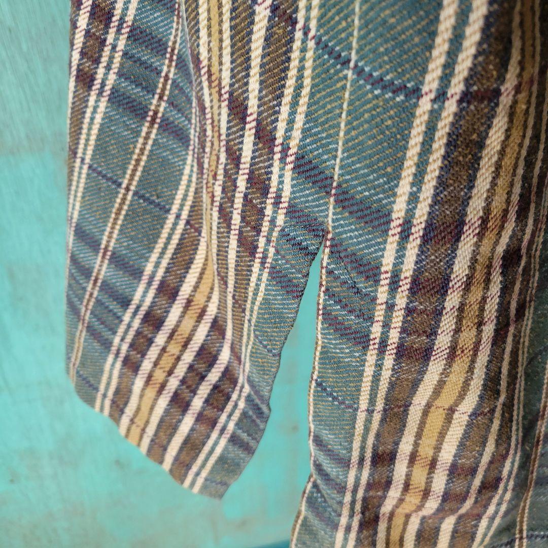 80s ES RECH レディース L相当 ネル×ベルベット