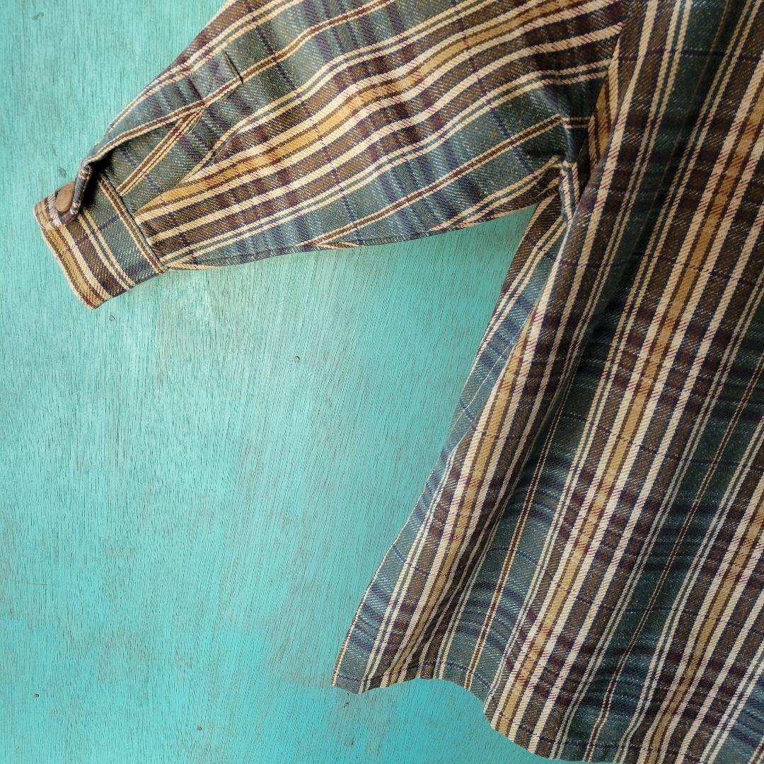 80s ES RECH レディース L相当 ネル×ベルベット