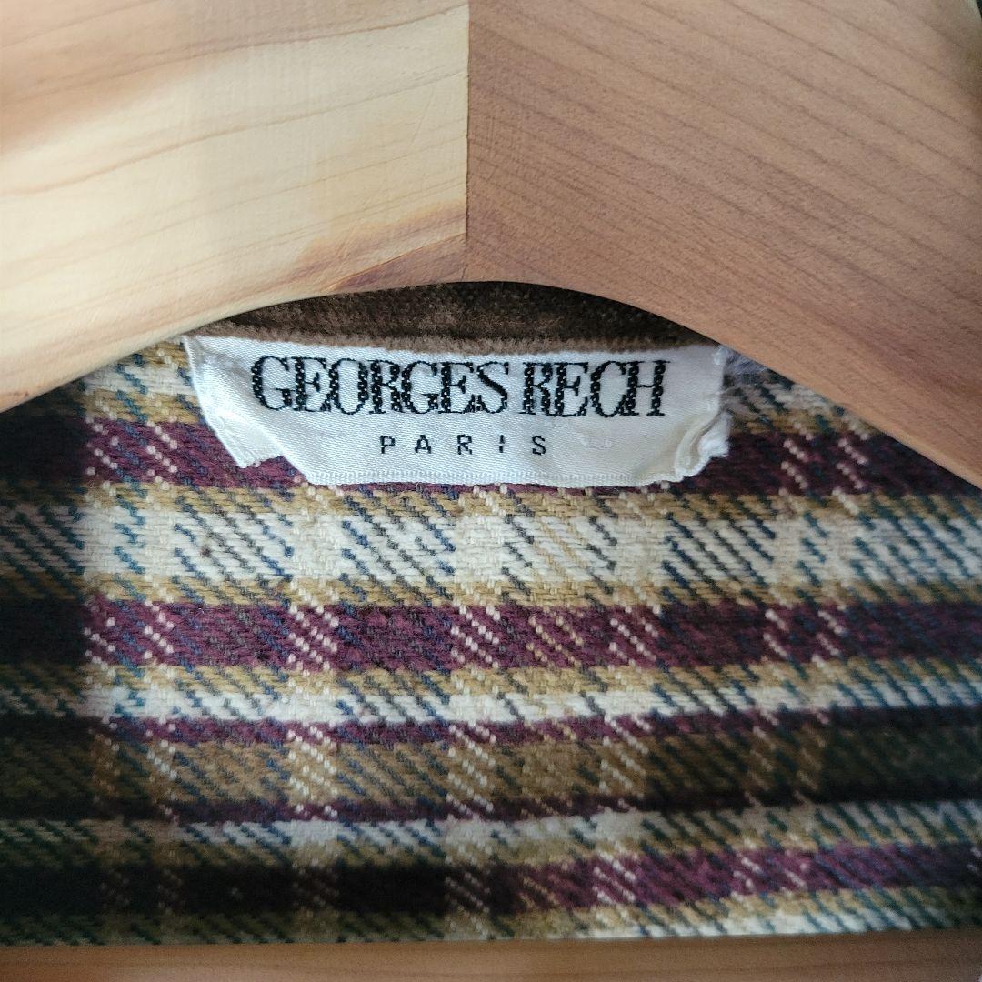 80s ES RECH レディース L相当 ネル×ベルベット