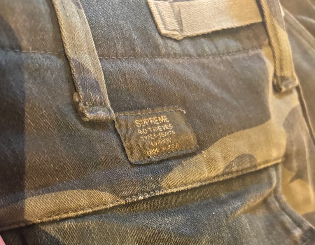 n*n様 Supreme カモフラージュ ワークパンツ 36