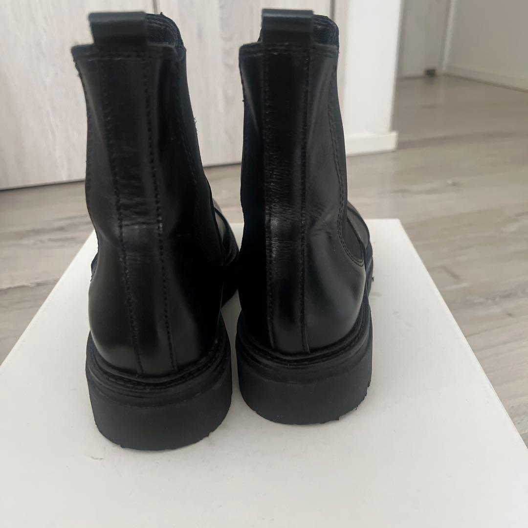 ENESSサイドゴアブーツ 37 イタリア製　ブラック