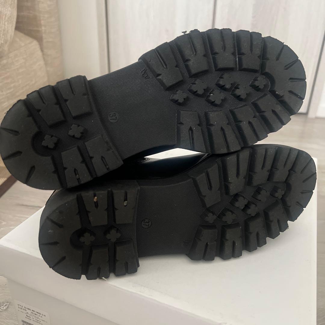 ENESSサイドゴアブーツ 37 イタリア製　ブラック