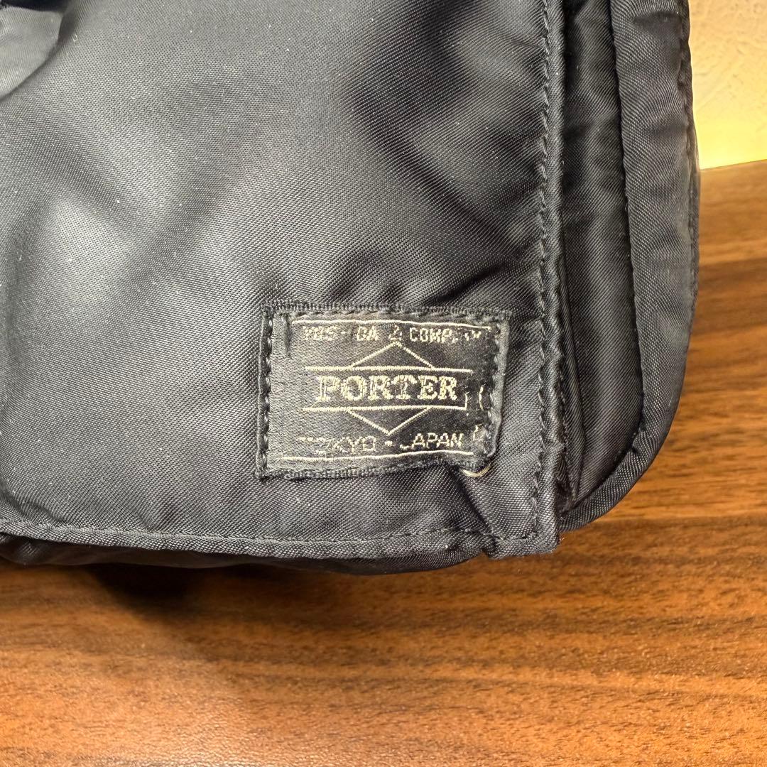 PORTER ポーター タンカー 2層式 ショルダーバッグ ブラック