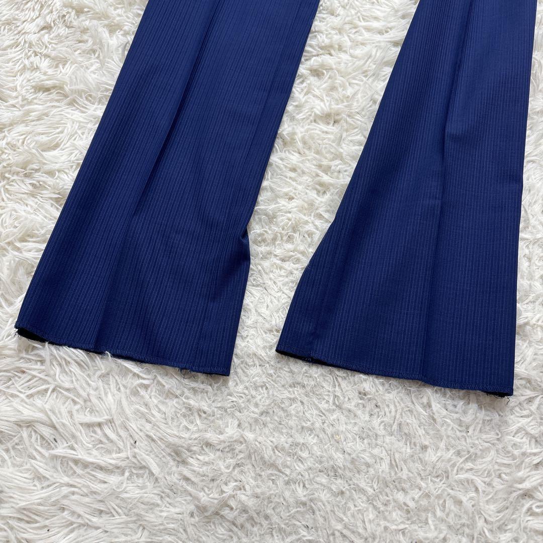 【未使用品】リスペクトネロ　セットアップ　スリーピース　ブルー　ストライプ　Y5