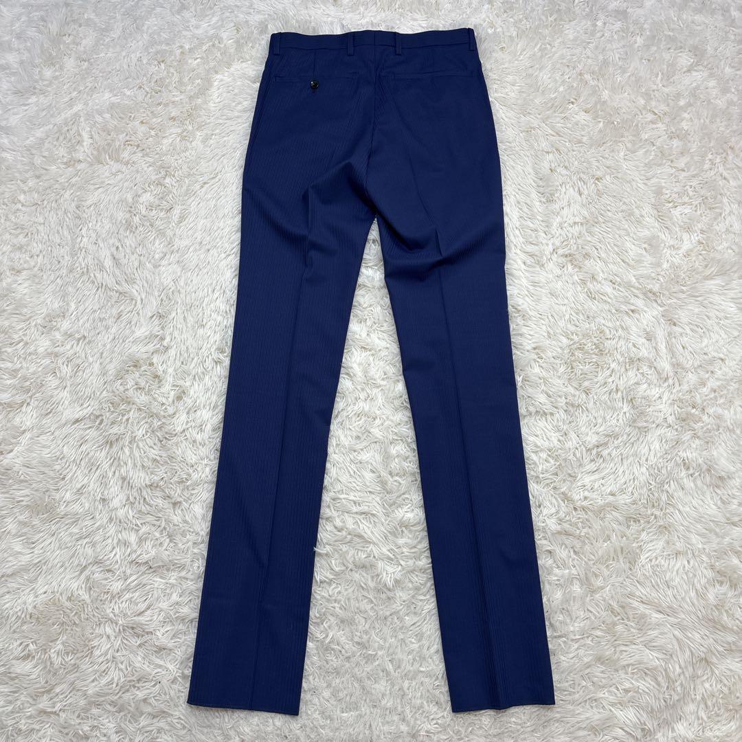 【未使用品】リスペクトネロ　セットアップ　スリーピース　ブルー　ストライプ　Y5