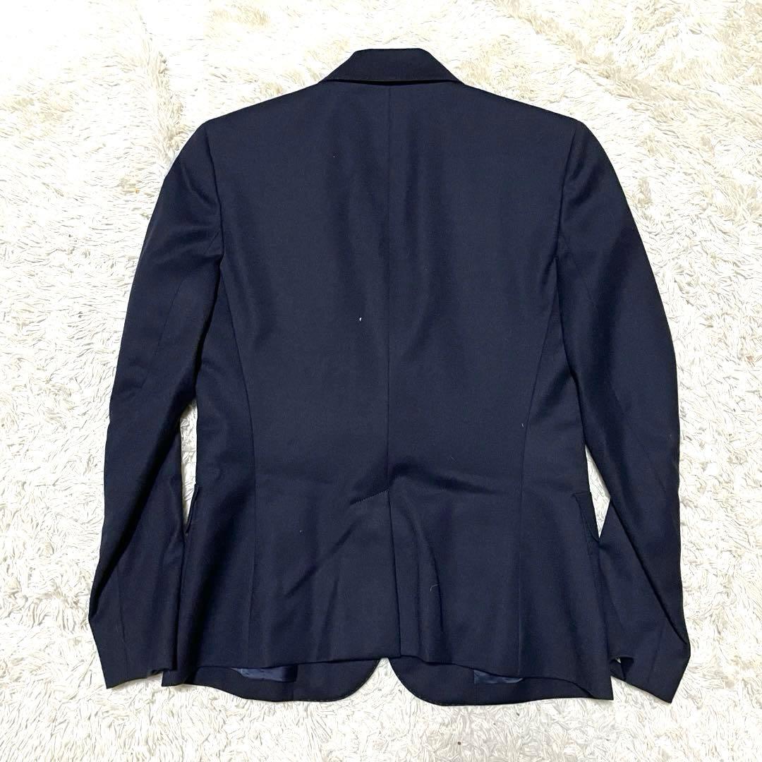 希少 ラルフローレン 紺ブレ 金ボタン エンブレム ウール ネイビー M