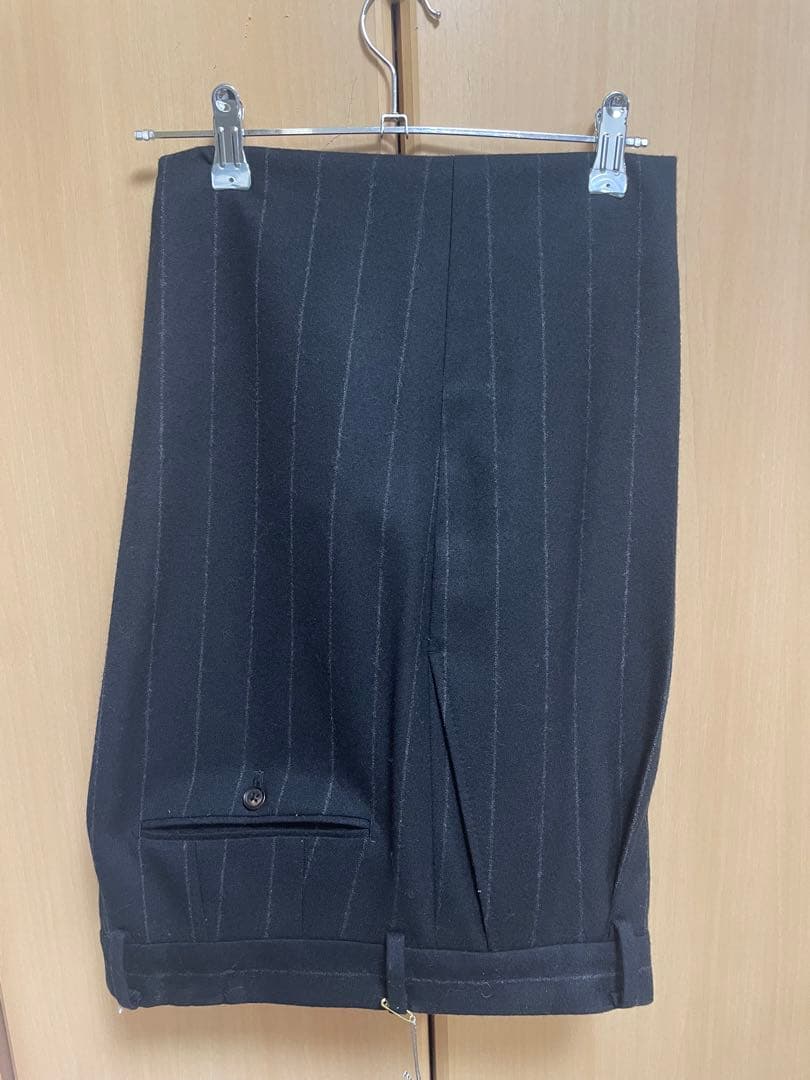 24fw チョークストライプ　スラックス