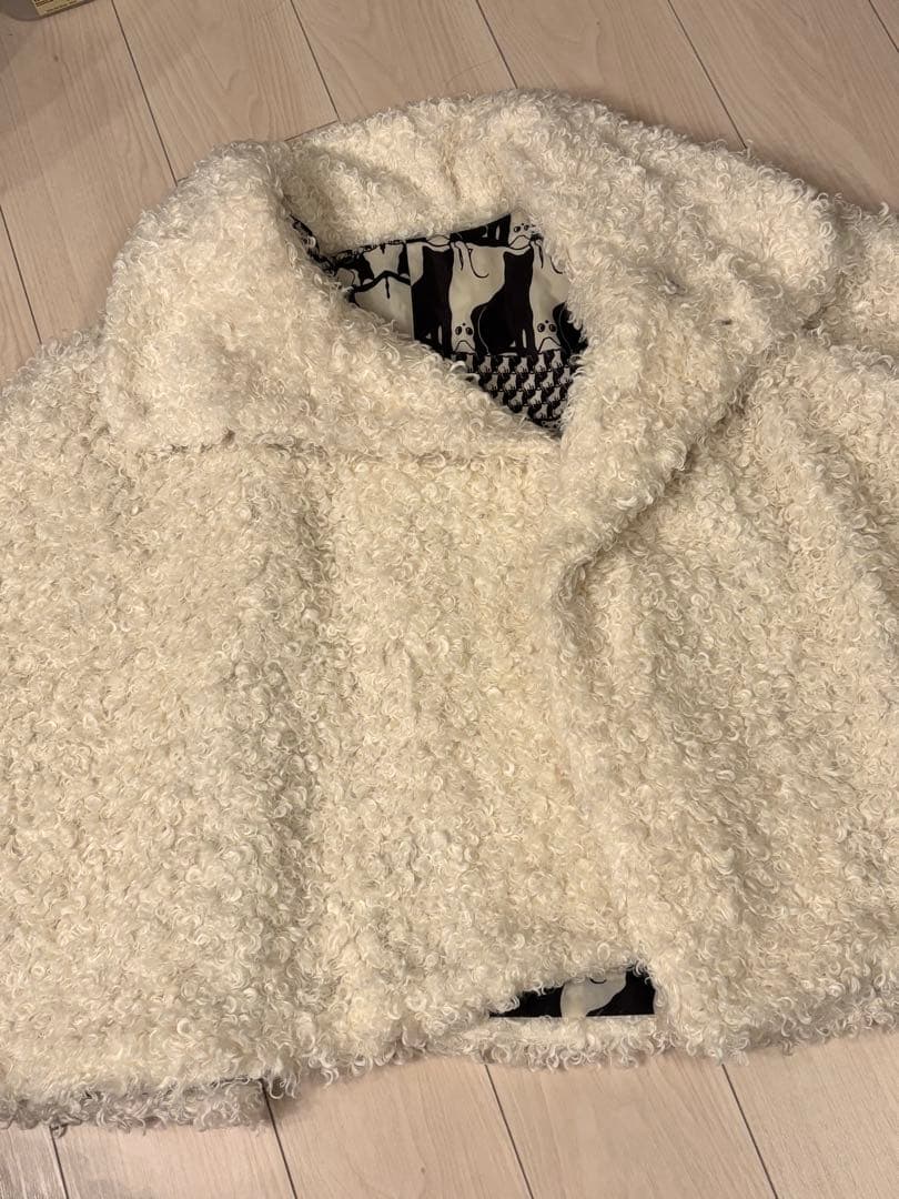 本日限定価格★utatane コート プードルファーポンチョ ニコアンティー